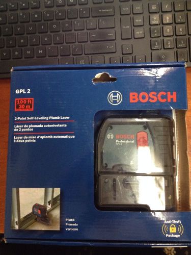 Bosch GPL5 2-Point Self-Leveling Plumb Laser