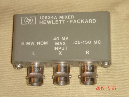 Hewlett Packard wideband double-balanced mixer 10534A BNC(f) 0.05 to 150MHz