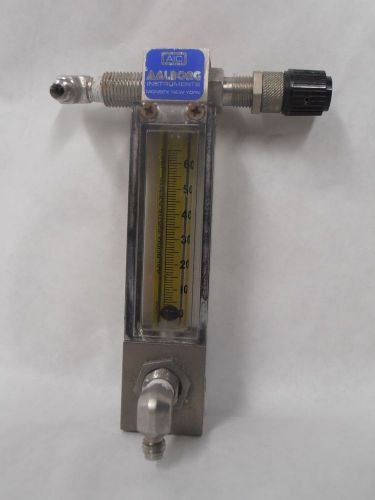 Aalborg flow meter fm034  with high precision metering valve (mfv) 0 - 65 mm for sale