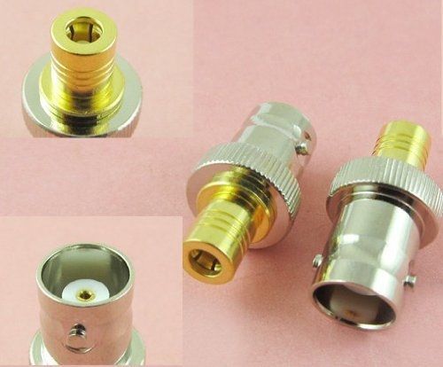 RF coaxial coax adapter BNC female to SMB female connector