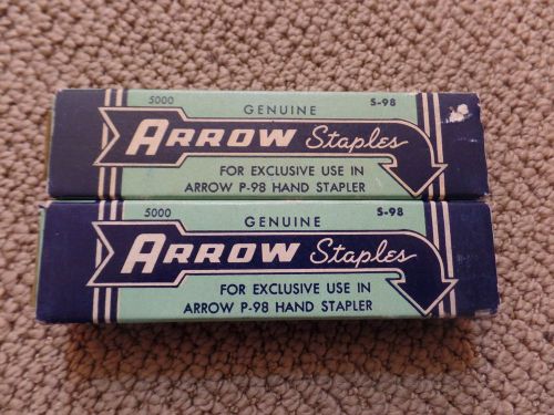 Arrow Genuine Staples Vintage Brookly New York compatible with P-98 Hand Stapler