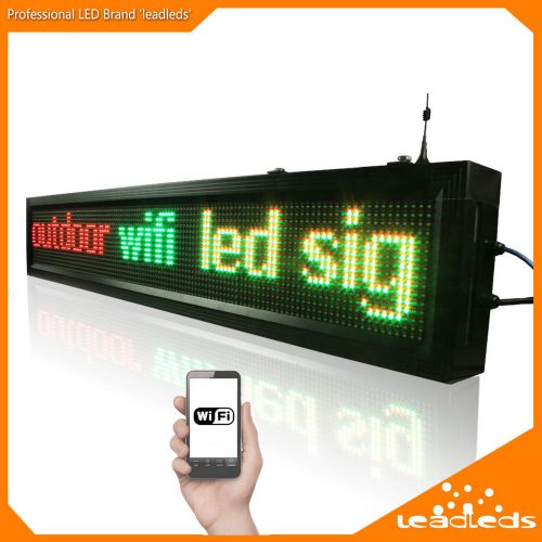 41 X H 9.5 Inches Tri-color Ultra Brightness Wifi Led Display Sign Board