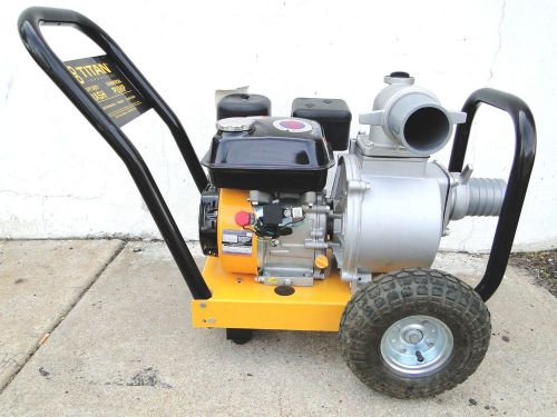 Titan Commercial Gas Powered Water Trash Pump Construction Will Ship!