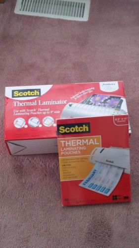 Scotch Thermal Laminator Kit with extra laminating pouches