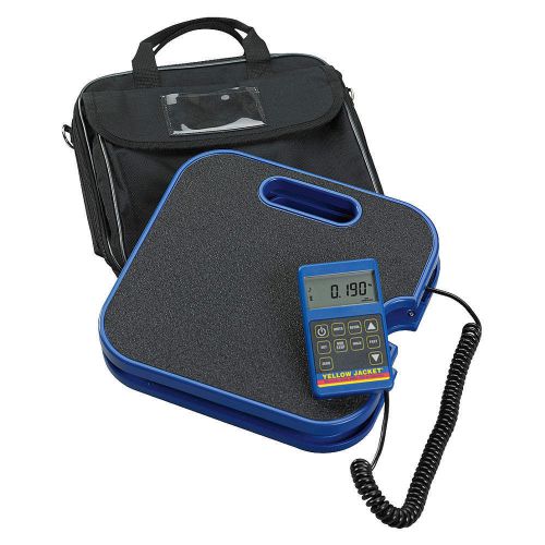 Yellow jacket refrigerant scale, electronic, 220 lb for sale
