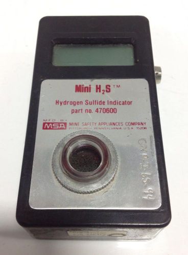 MSA MINI H2S HYDROGEN SULFIDE INDICATOR 470600