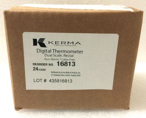 *Lot Of 24* Kerma Medical KMP Digital Thermometer Dual Scale Rectal 413RKM-00