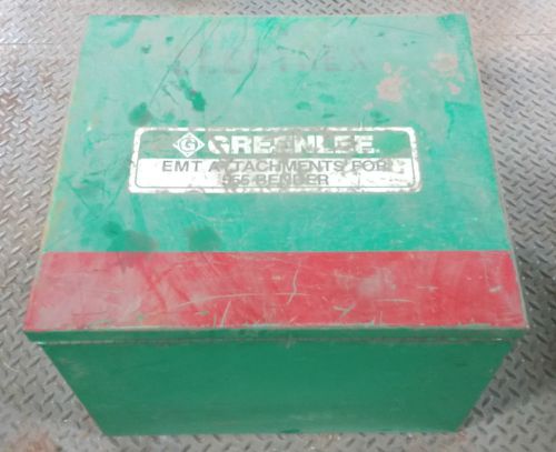 GREENLEE 555 Electrical Conduit Pipe Tube Shoe Bender Metal Box Toolbox Storage