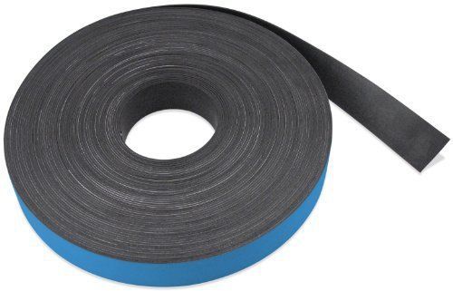 Flexible magnet strip with blue vinyl coating, 1-32&#034; thick, 3&#034; height for sale