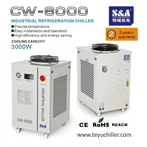 S&a chiller for optics element in construct prototype machine for sale