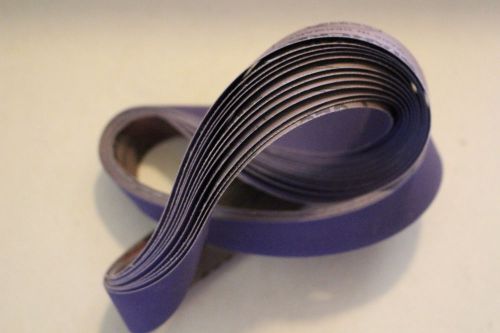 1&#034; x 30&#034; A/O JF P240 Grit  Purple Sanding Belts- German - 10 Pcs.