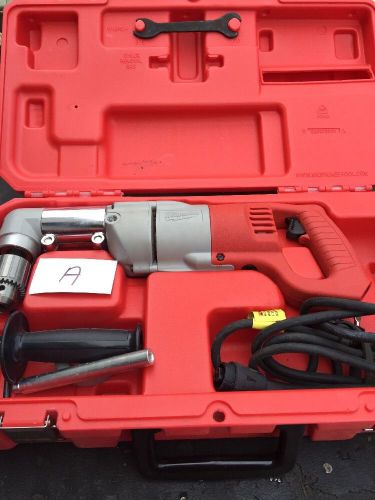 Milwaukee 1/2 in. Heavy Right-Angle Drill Kit with Case 3107-6 New!!!  A