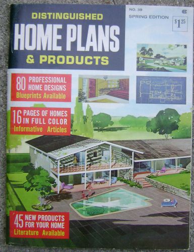 Vintage Distinguished HOME PLANS &amp; Products - circa 1967 - 80 Modern Home Plans
