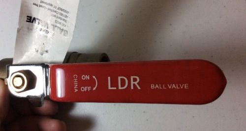 Ldr 1&#034;  ball valve on/off for sale