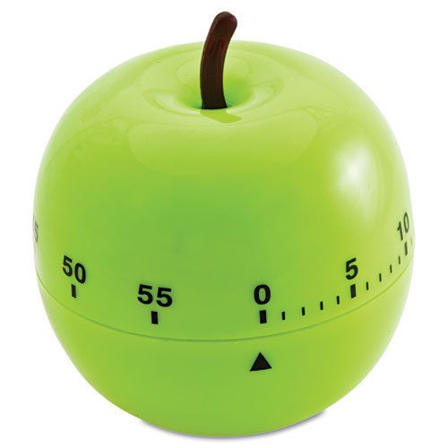 Shaped Timer, 4 1/2&#034; dia., Green Apple