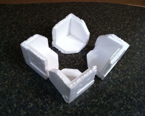 Qty. 50 Styrofoam protective corners shipping &amp; packing - Protectors