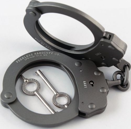 Peerless grey gray superlite police handcuffs m730c restraints nij usa bondage for sale