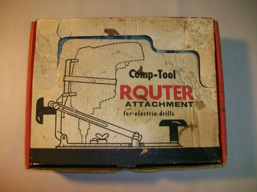 Poor Man&#039;s Router Comp Tool Antique Classic Drill Setup Still in original box