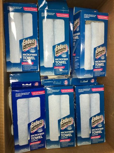 Endust Microfiber Towel, twin pack, XL size, case of 30. 011421