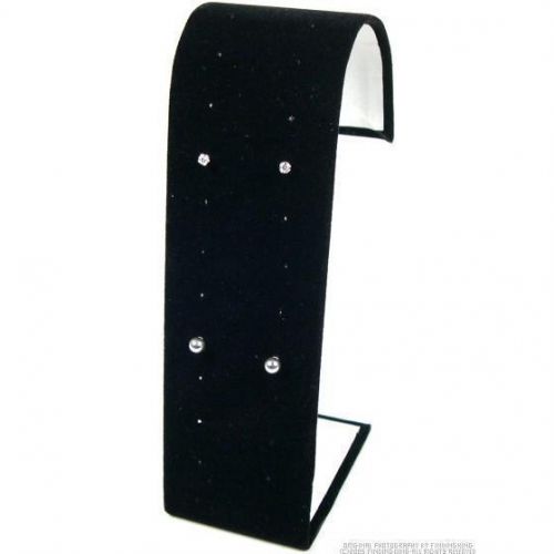 Stud earring display black velvet showcase part for sale