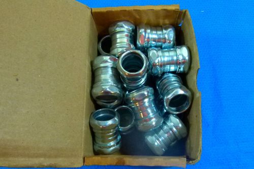 3/4&#034; emt couplings compression cat. no6075s  box of 20 for sale