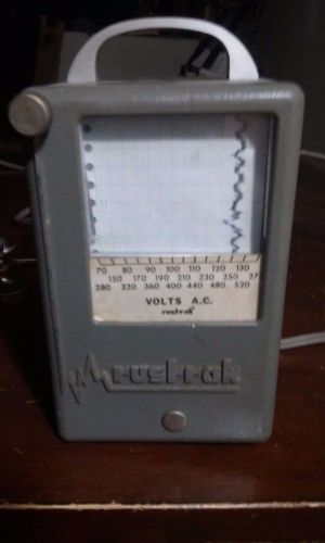 Rustrak Model A RecVolt Meter Chart Recorder 0-540V full scale 120 VAC.