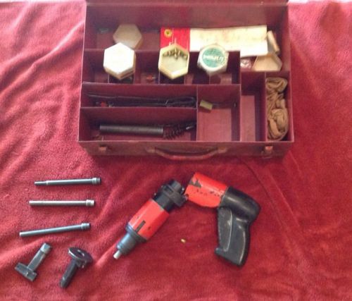 Hilti  NAIL GUN TOOL with Case  AUTOMATIC amazing power AWESOME  BEST TOOL OUT