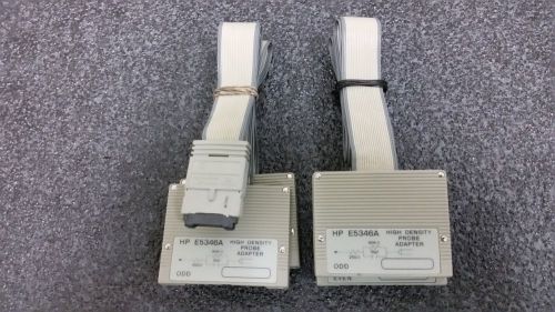 (2) HP Agilent E5346A Mictor Probe-Single-ended, with 40-pin Cable Connectors