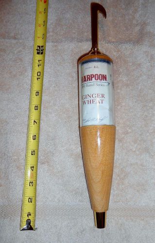 Harpoon ginger wheat beer tap handle, kegerator, jockey box for sale
