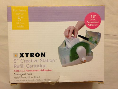 Xyron 5&#034; creative station refill cartridge, 18ft permanent adhesive, nib for sale