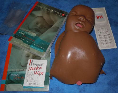 INFANT CPR TRAINING KIT - GENTLY USED IN GREAT SHAPE WITH DVD