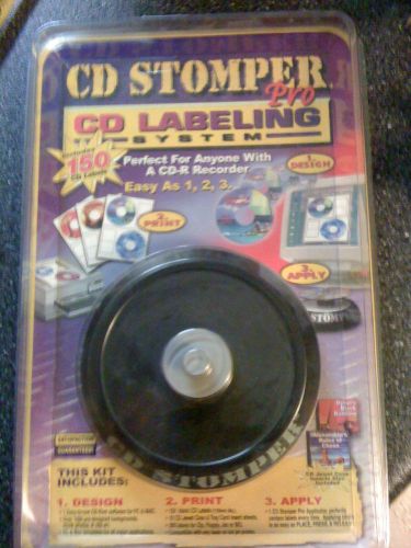 Cd stomper pro cd labeling system use for  pc &amp; mac - new in package. for sale