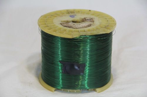 28 AWG Gauge Magnet Wire 11400+ ft Green Nylon Copper Coil Winding 6.15lbs HUGE!