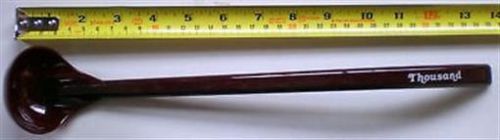 Carlisle Thousand Island Ladle BROWN 13-1/2&#034; 1oz salad dressing spoon buffet bar