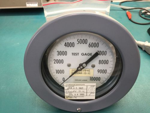 Acragage 4&#034; Dial Pressure Gauge 0-10,000 psi