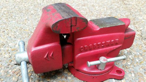 Vintage craftsman swivel vise w anvil &amp; pipe jaws 506-51801 made in usa for sale