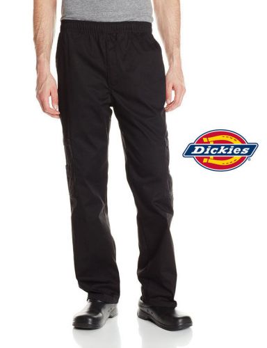 Dickies Chef Double Zip Cargo Pants with Elastic Waist and Drawstring DC202
