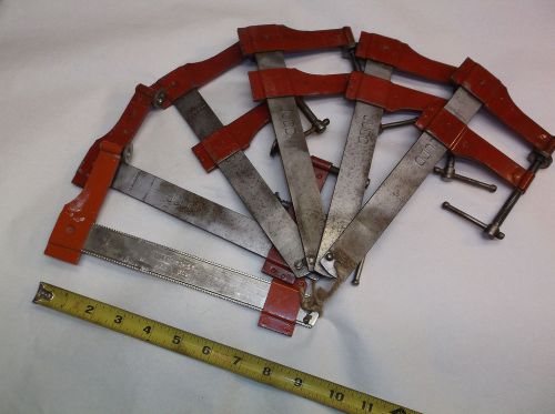 Bar Clamps, (6) JUDD and (1) Stanley 6&#034; Woodworkers Bar Clamps, USA