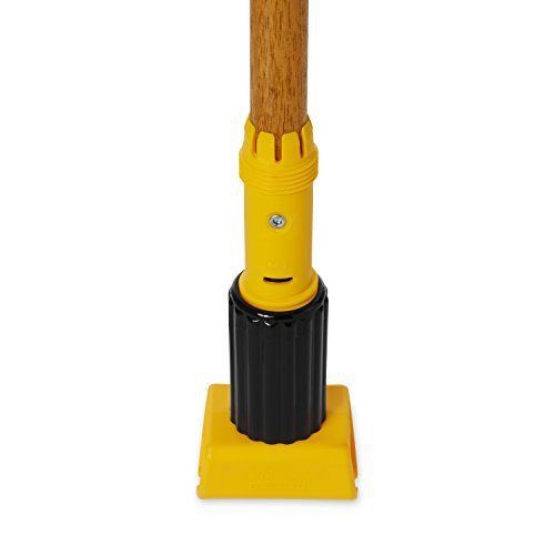 Rubbermaid Commercial FGH215000000 Gripper Clamp-Style Wet Mop, Hardwood Handle,