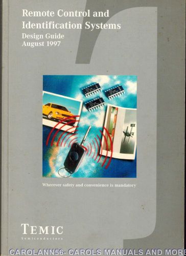 TEMIC Data Book 1997 Remote Control and Identification Systems Design Guide