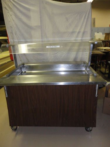Stainless Cold Food Buffet Salad Bar Serving Cart Table