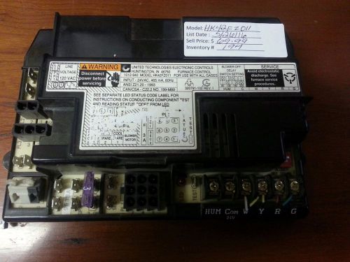 Furnace control circuit board hk42fz011 (194) for sale
