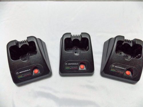 3 Motorola SP50 Chargers  HTN9013B    3 hr charger   **THREE** units