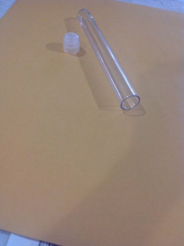 17x150mm clear Plastic Test tubes NIB 500 count