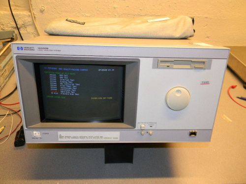 Hp 16500 logic analysis system v01.00, no modules, no hard drive for sale
