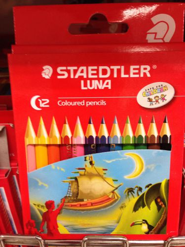 Mini Staedtler Luna 12 Color Pencil Set For Kids, Children, College &amp; Office use