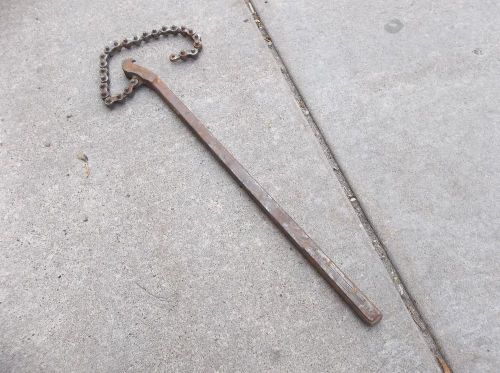 Vintage/Antique Williams Chain Wrench CW-420 USA &#034;Nice&#034; 19 7/8&#034;