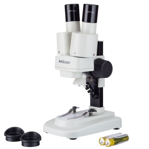 Amscope-kids se100z-led portable led stereo microscope 20x &amp; 40x for sale