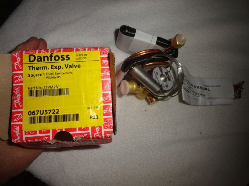 Danfoss 2 ton thermal expansion valve - 1tvm2a1 067u5722 r-22 hvac for sale