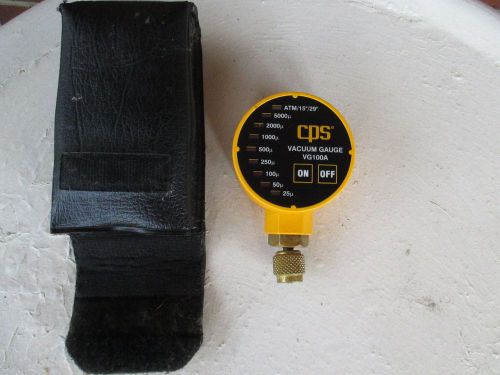 CPS Vacrometer VG100A vacum gauge w/led &amp; carry case